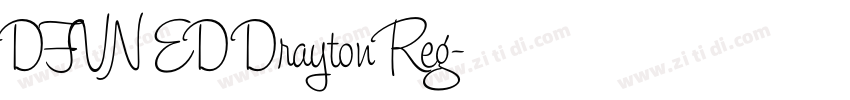 DFVN ED Drayton Reg字体转换